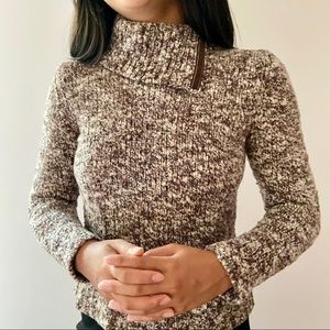 Ann Taylor Brown Wool Sweater